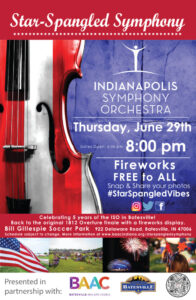 Star Spangled Symphony! Indianapolis Symphony Orchestra @ Gillespie Soccer Park