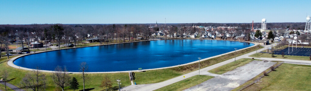 Liberty Park Reservoir Overhead