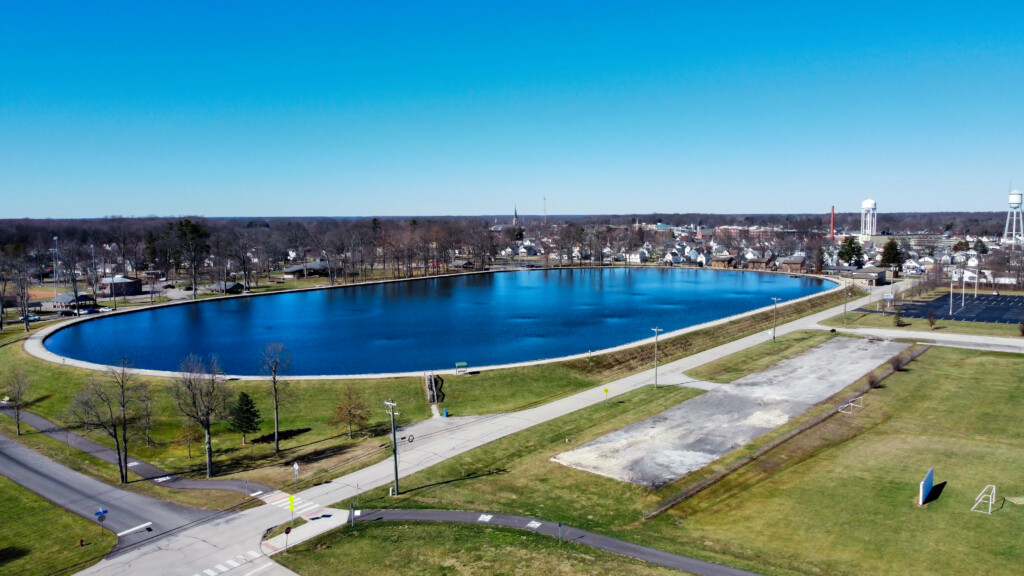 Liberty Park Reservoir Overhead