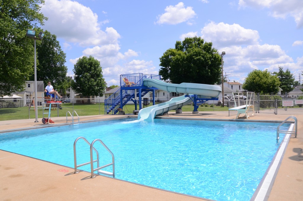 Memorial Pool Slide-Dive Area
