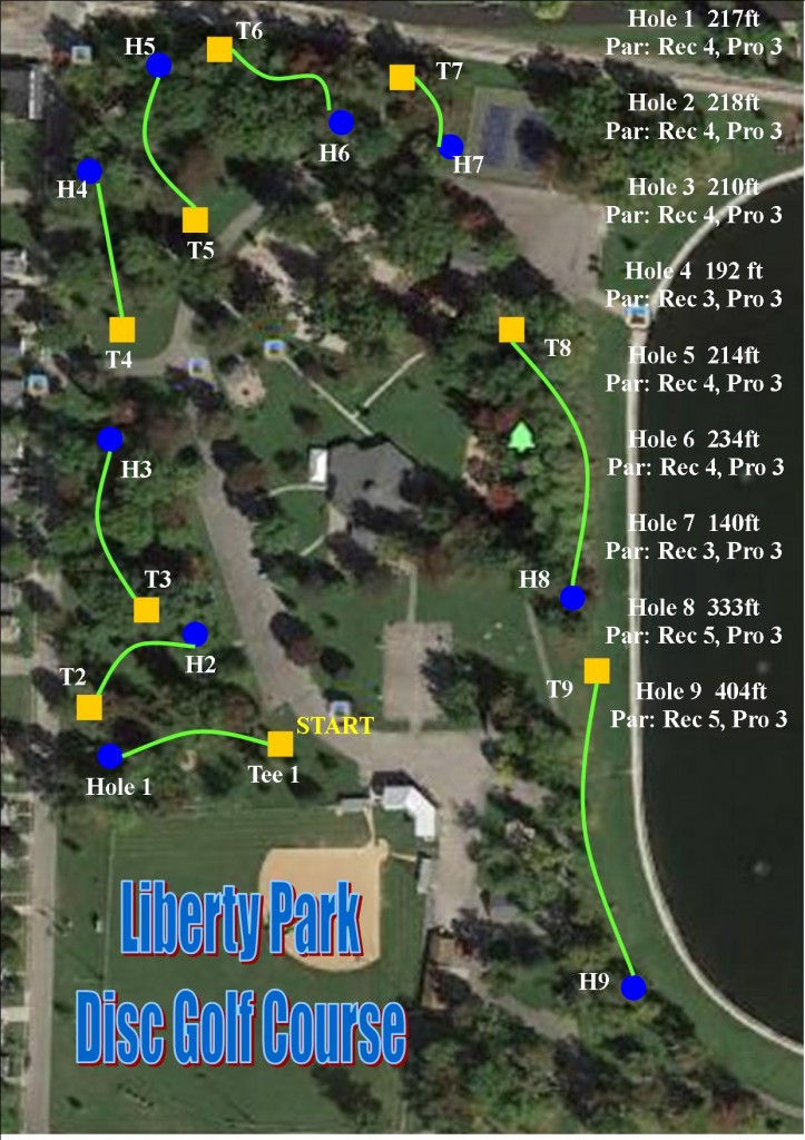 Liberty Park Disc Golf Course City of Batesville, Indiana